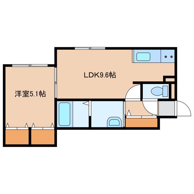 ペラッツィ杉並(1LDK/3階)の間取り写真
