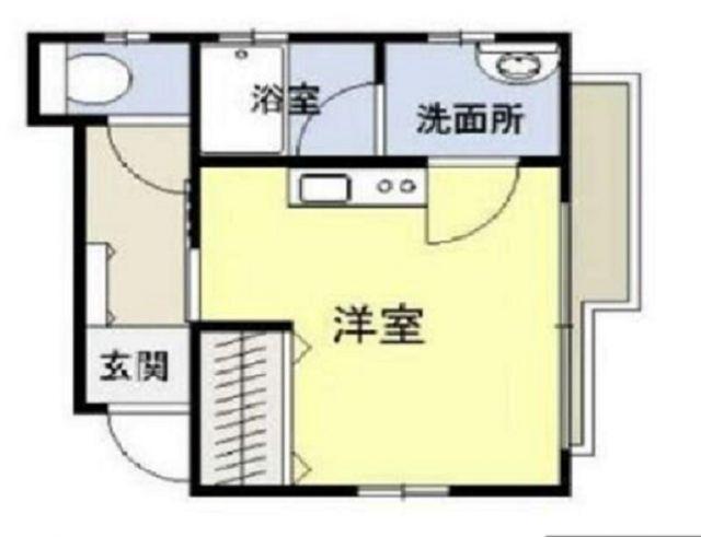RINGAKU(ワンルーム/3階)の間取り写真