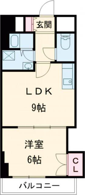 スカイヴィレッジ(1LDK/3階)の間取り写真