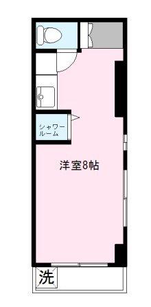 第12カネキマンション(ワンルーム/2階)の間取り写真