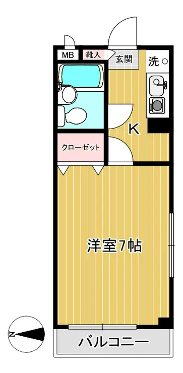 ゴールドコート豊玉 2階階 間取り