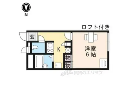 レオパレス妙法寺(1K/2階)の間取り写真