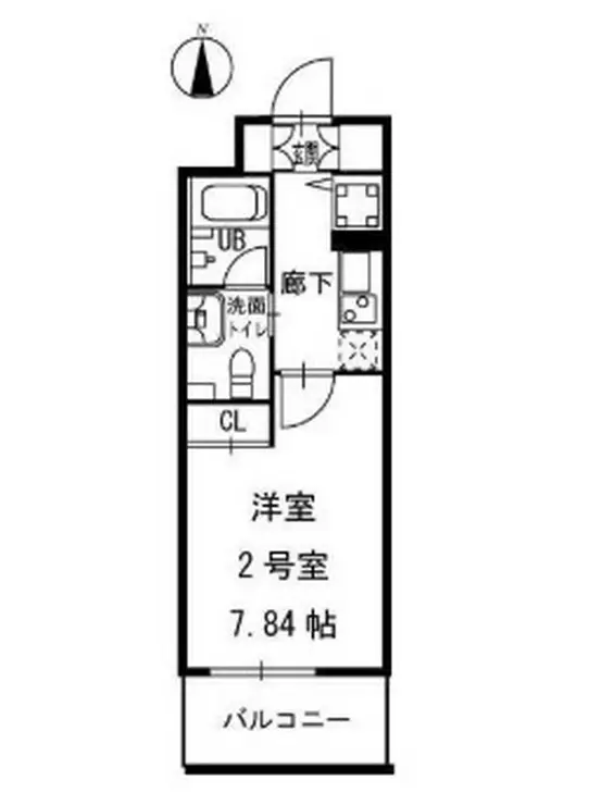 ウィズ丸子通 8階階 間取り