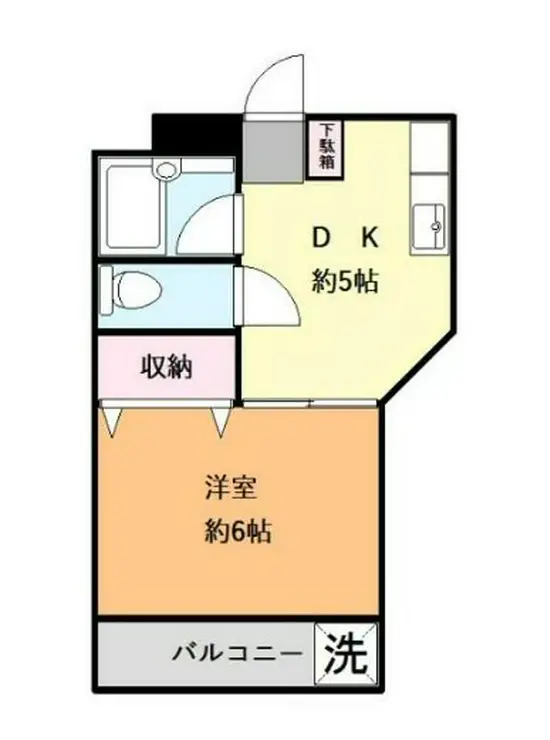 寺田マンション 1階階 間取り