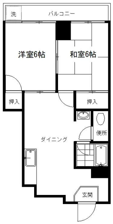 第一和光ビル 4階階 間取り