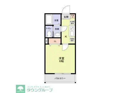 レイズ日進(1K/3階)の間取り写真