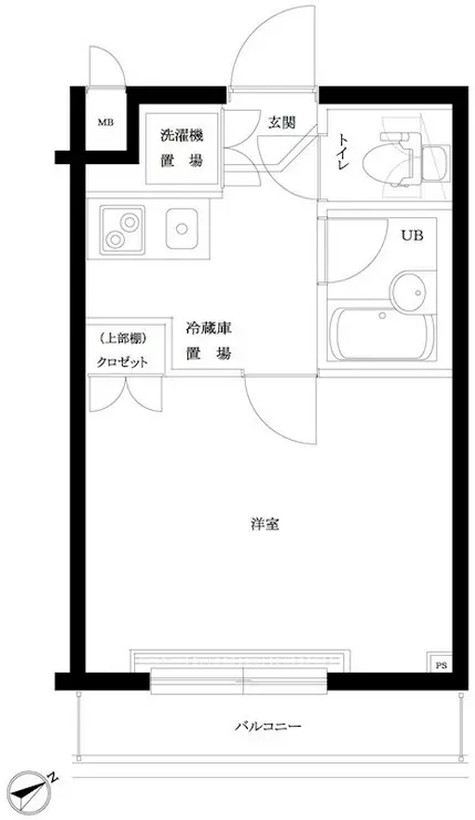 ルーブル荻窪伍番館 2階階 間取り