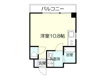 オアシスJ(ワンルーム/6階)の間取り写真