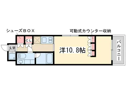 DUON新大阪レジデンス(1K/8階)の間取り写真