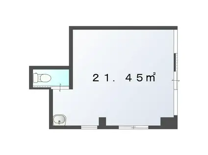 エヴァーグリーン大塚(ワンルーム/1階)の間取り写真