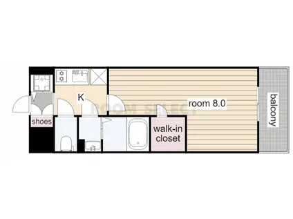 エスリード大須プレシア(1K/8階)の間取り写真
