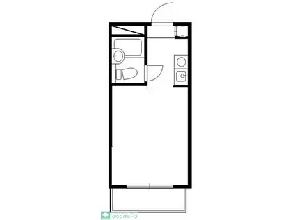 ラ・レジダンス・ド・ポローニア(ワンルーム/5階)の間取り写真