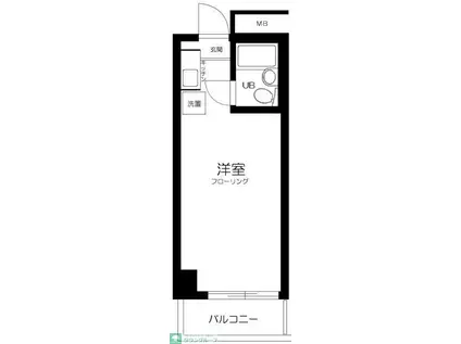 ヴァリエ後楽園(ワンルーム/9階)の間取り写真