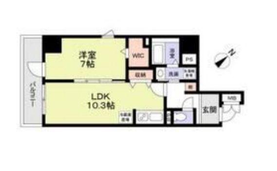 アーバン尾久(1LDK/2階)の間取り写真