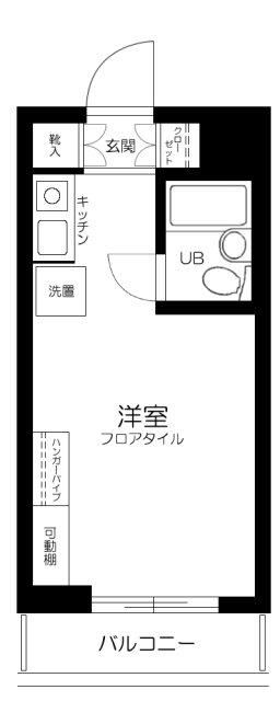 メゾンドドリーム(ワンルーム/3階)の間取り写真