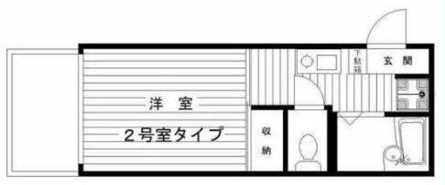 エスペランサ恵比寿(ワンルーム/5階)の間取り写真