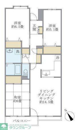 ISM南柏(3LDK/3階)の間取り写真