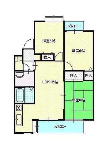 VILLA SCALLA(3LDK/4階)の間取り写真