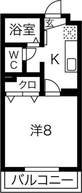 ＪＲ東海道本線 沼津駅 徒歩33分 3階建 築20年(1K/1階)の間取り写真