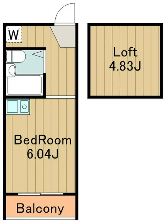 アイメゾン別所 2階階 間取り