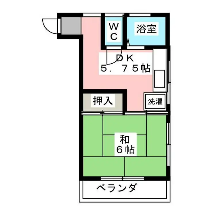 シャレード草間 2階階 間取り