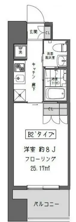 ガーデン蒲田 4階階 間取り