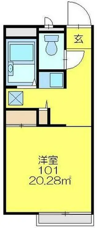 レオパレスかみさわ 2階階 間取り