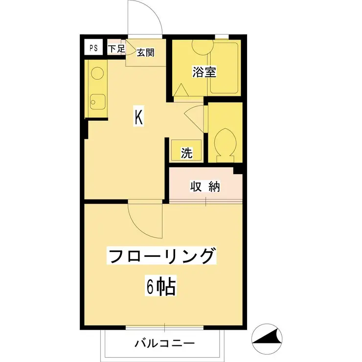 マインド国領 1階階 間取り