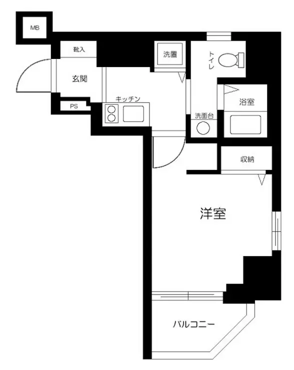 クローバーコート黒門町 3階階 間取り