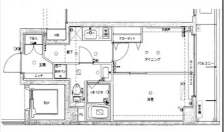 Verona錦糸町2Lusso 6階階 間取り
