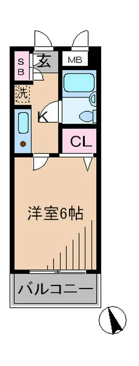 アーバンヒルズマンション日吉 4階階 間取り