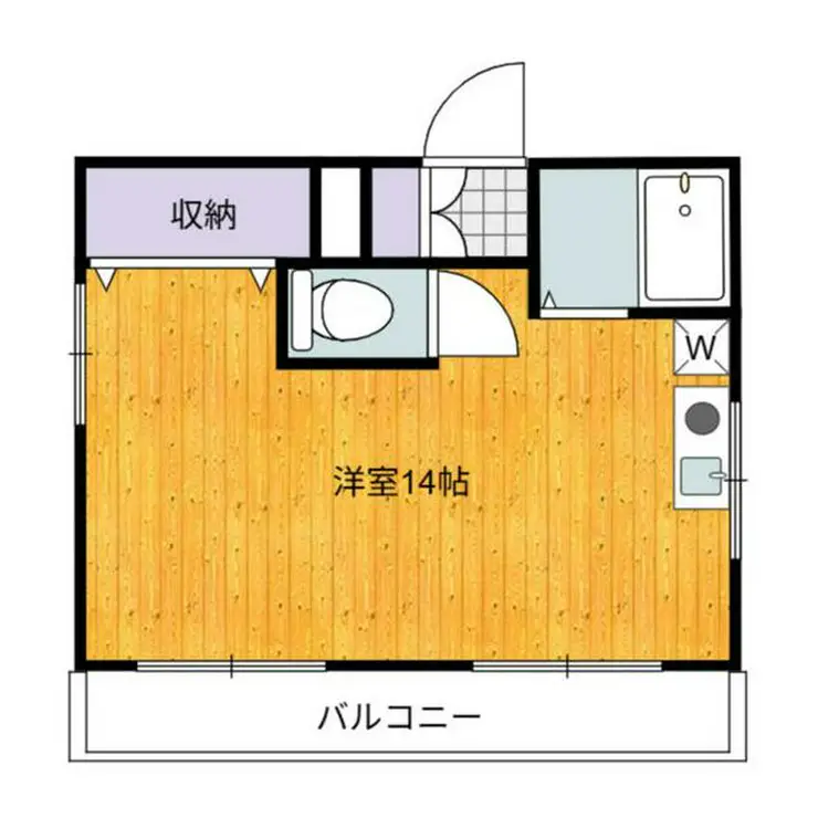 ソレイユ関口 5階階 間取り