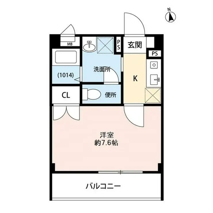 アンプルールフェール本川越 1階階 間取り