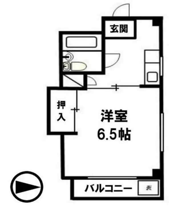 久芳コーポ 1階階 間取り