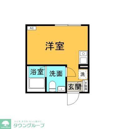 BLUEBIRD HOUSING(ワンルーム/2階)の間取り写真