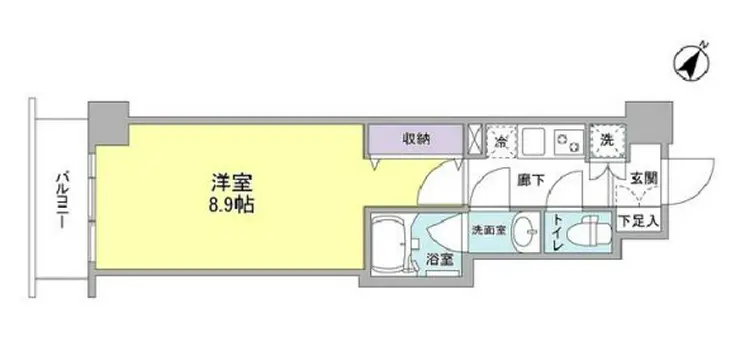 ジェイフラッツ初台 2階階 間取り