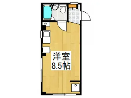 第2恩田ビル(ワンルーム/3階)の間取り写真