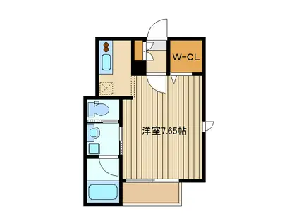 COMFORTIA上石神井(1K/1階)の間取り写真