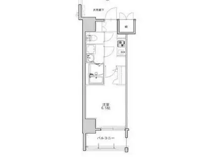 S-RESIDENCE名駅北ALESIA(1K/3階)の間取り写真