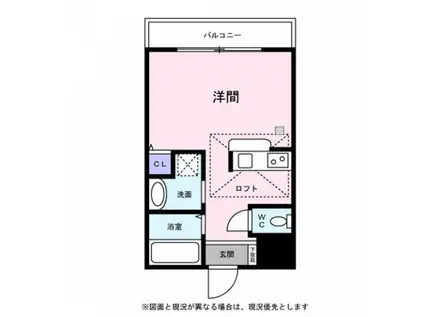 千田パレス(ワンルーム/2階)の間取り写真