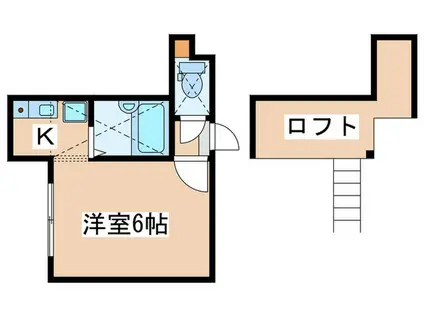 パル・なでしこ(1K/1階)の間取り写真