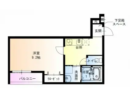 フジパレス門真本町III番館(1K/1階)の間取り写真