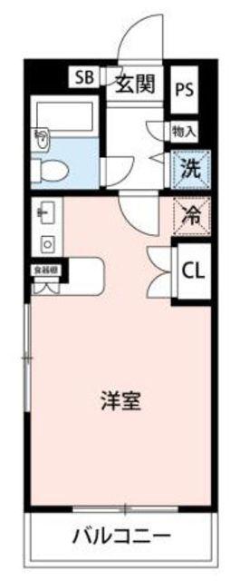 ワコーレ川崎(ワンルーム/1階)の間取り写真