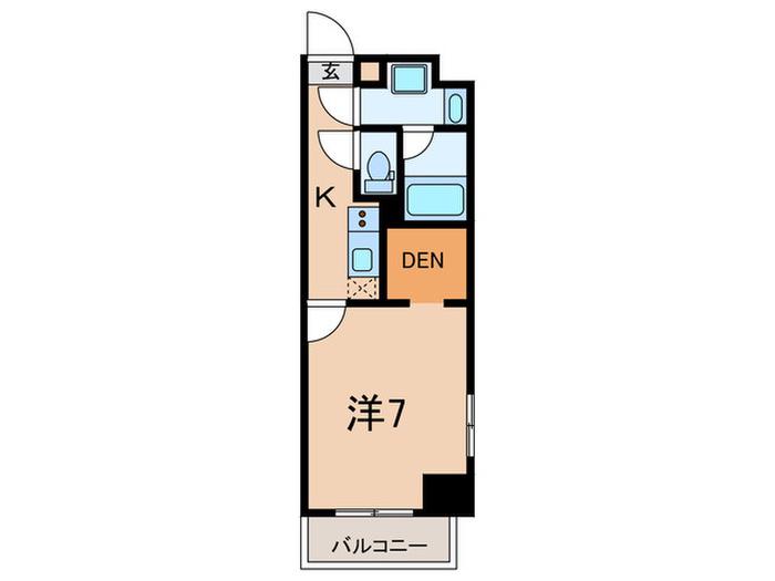 GRAN REST 文京茗荷谷(1K/3階)の間取り写真