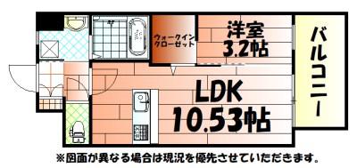 オーヴィジョンクラス浅香通(1LDK/7階)の間取り写真