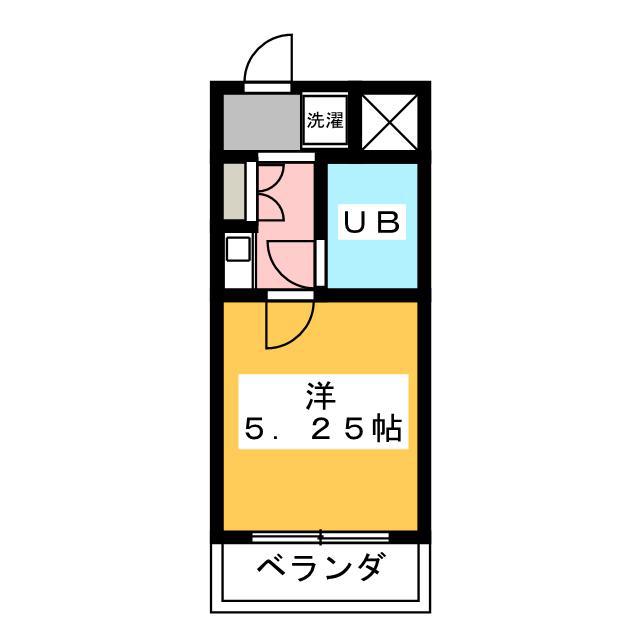 ドルチェ川越(1K/8階)の間取り写真
