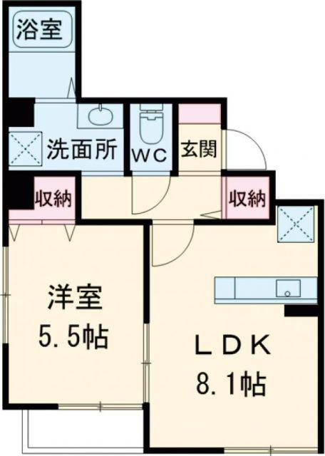 APLII (1LDK/3階)の間取り写真