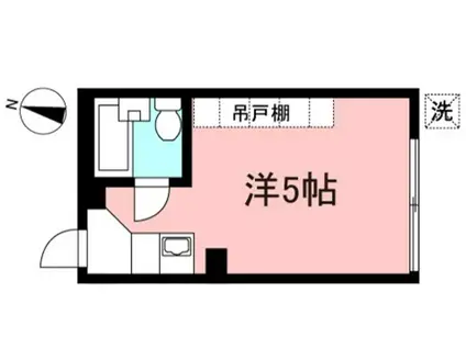 シティライフ笹塚(ワンルーム/1階)の間取り写真