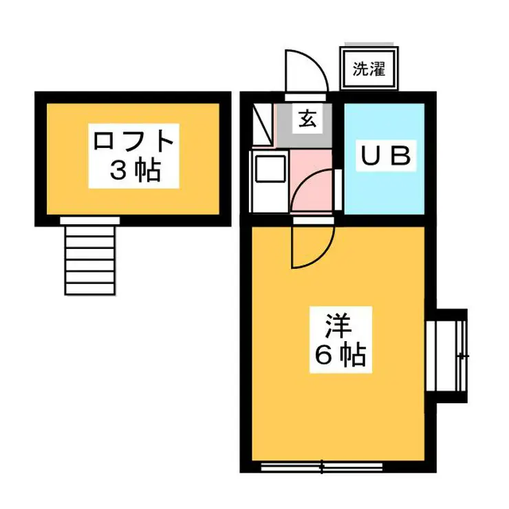 第一すみれコーポ 2階階 間取り