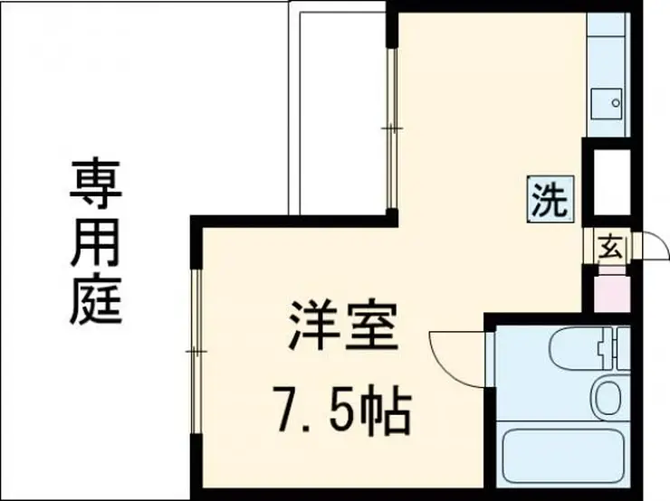 ライオンズマンション東高円寺 1階階 間取り